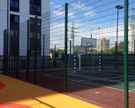 3D заборы для спортивной площадки 60 метров фото в Геленджике