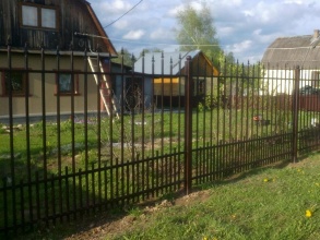 Сварные заборы с утрамбовкой щебнем 12 метров фото в Геленджике