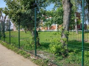 3D заборы для школы 90 метров фото в Геленджике